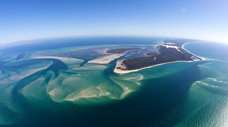 世界で三番目に大きな砂島・モートン島